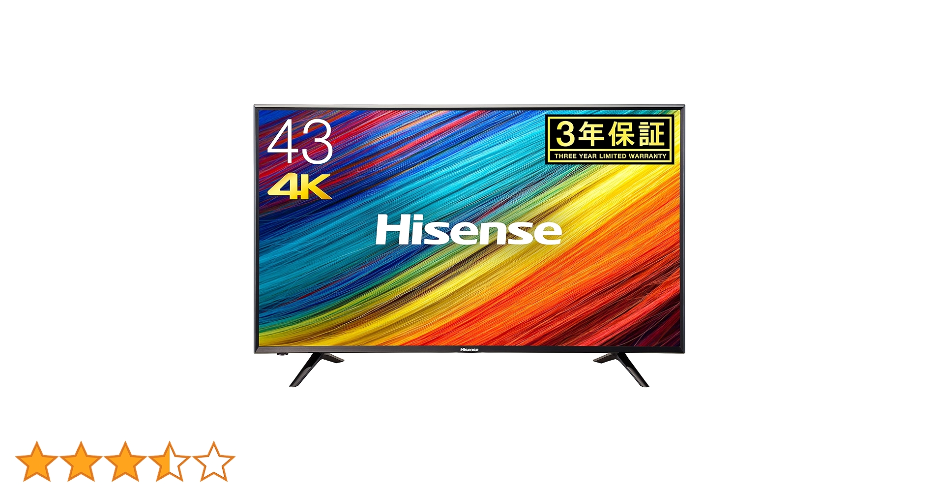 Amazon | ハイセンス 43V型 液晶 テレビ HJ43N3000 4K 外付けHDD